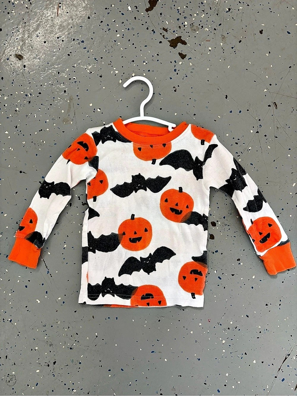 Carter's Halloween Bat Jack-o-Lantern Long Sleeve Shirt -2T